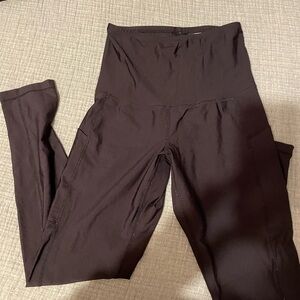 Motherhood Maternity Dark Brown Leggings